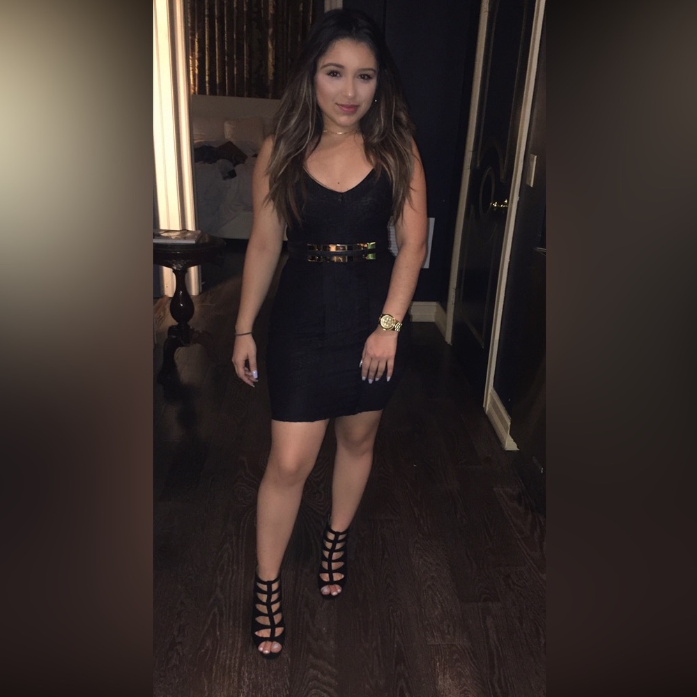 GUESS black mini dress